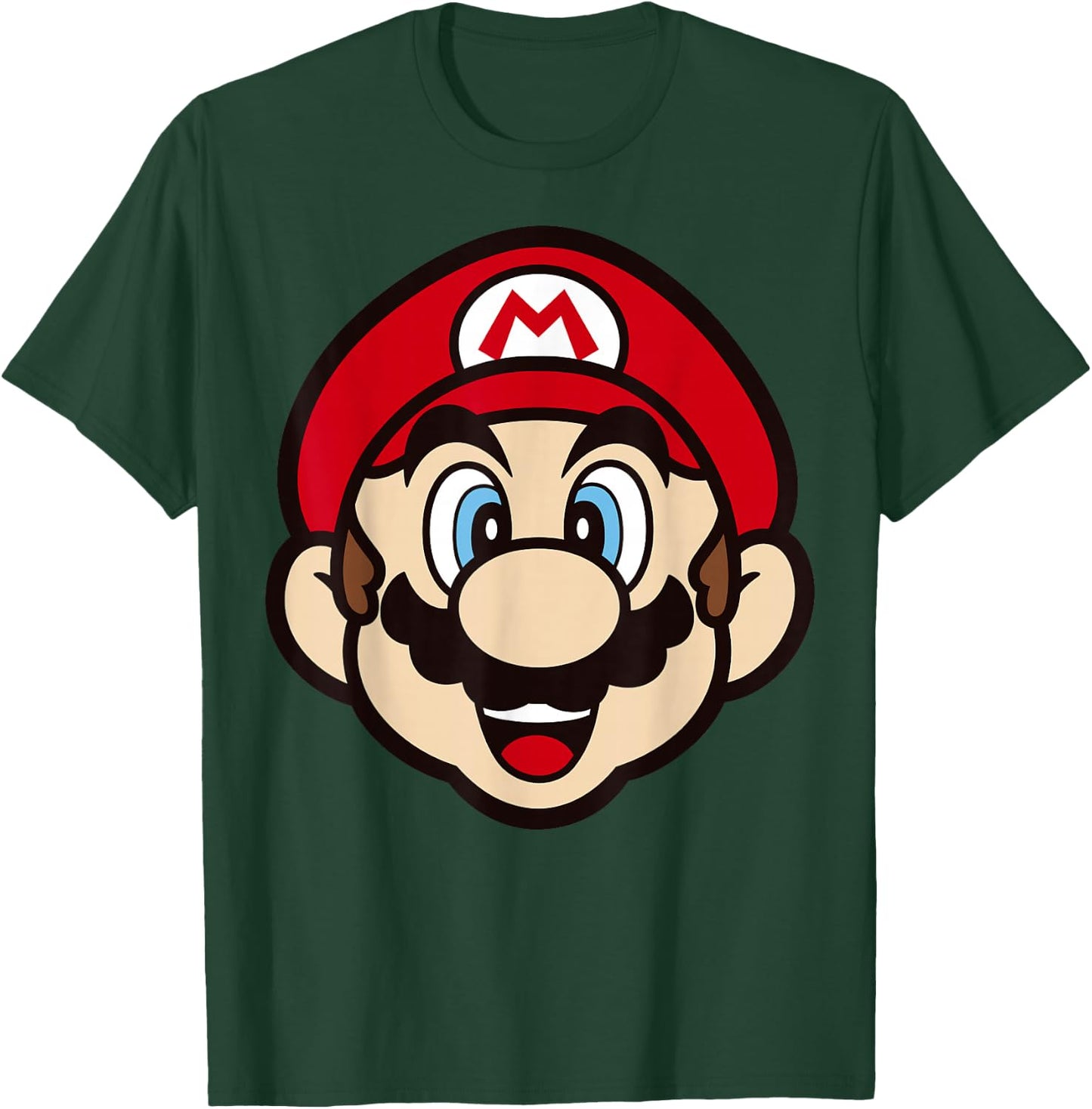 Super Mario Big Face Mario T-Shirt - T-Shirt | Forest