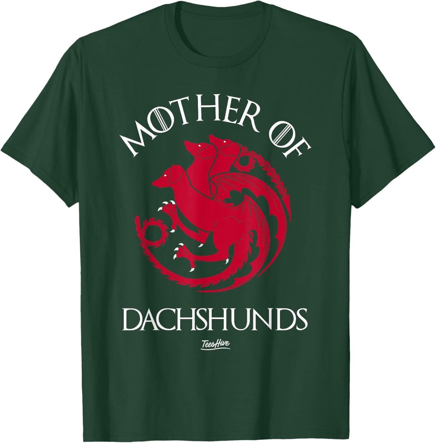 Mother Of Dachshunds - Women Dachshund Mom T-Shirt - T-Shirt | Forest