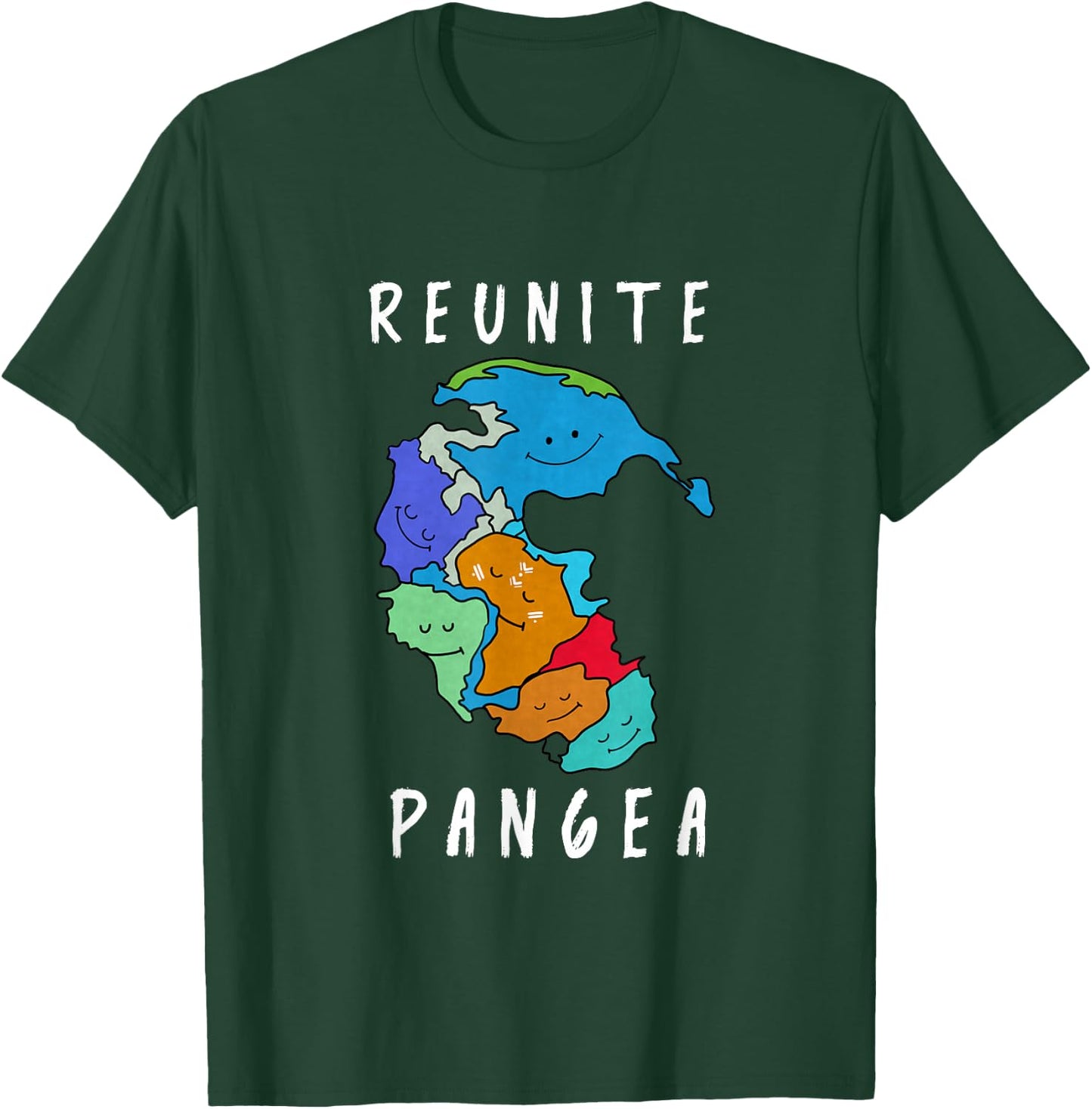 Reunite Pangea Funny Geology for Geologist T-Shirt - T-Shirt | Forest