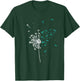 Dandelion Teal Ribbon Cool Ovarian Cancer Awareness Gifts T-Shirt - T-Shirt | Forest