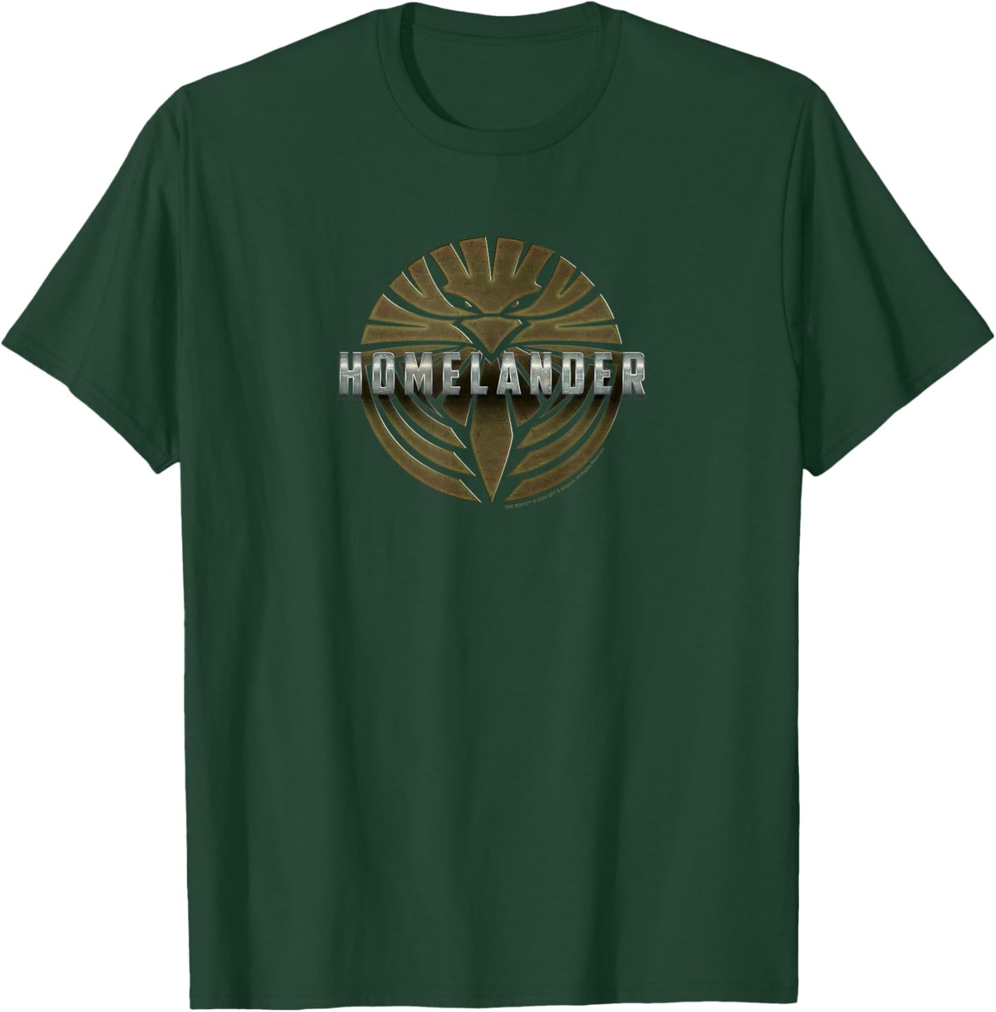 The Boys Homelander Season 4 Superhero Eagle Face Symbol T-Shirt - T-Shirt | Forest