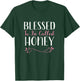Blessed To Be Called Honey Grandma Cute Cool T-Shirt - T-Shirt | Forest