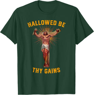 Hallowed Be Thy Gains T-Shirt - T-Shirt | Forest