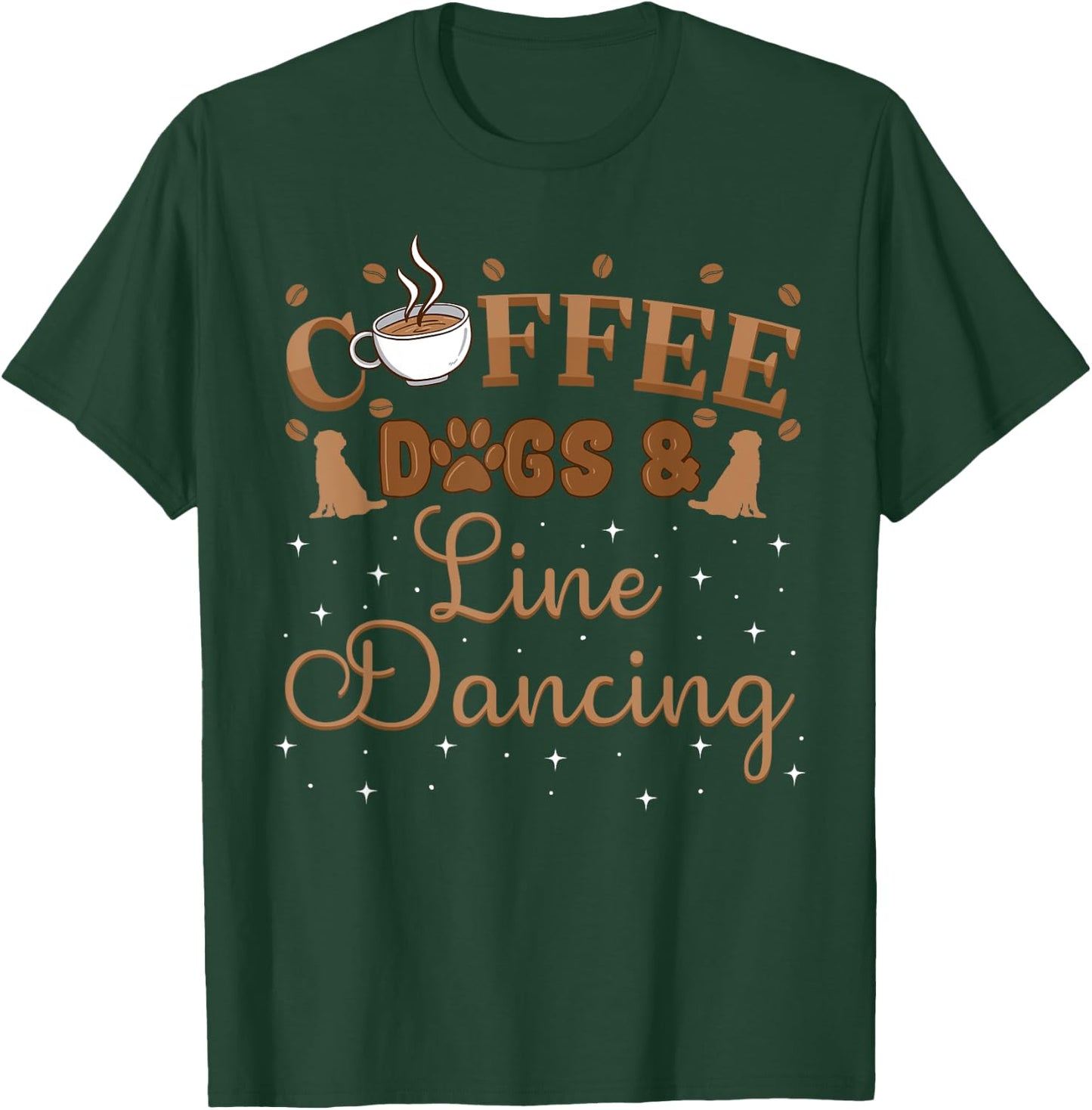 Line Dancing Group Dance Teacher Dancer Choreographer Gift Men Women T-Shirt - T-Shirt | Forest