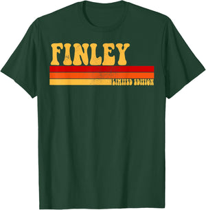 FINLEY Name Personalized Idea Men Retro Vintage FINLEY T-Shirt - T-Shirt | Forest