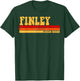 FINLEY Name Personalized Idea Men Retro Vintage FINLEY T-Shirt - T-Shirt | Forest