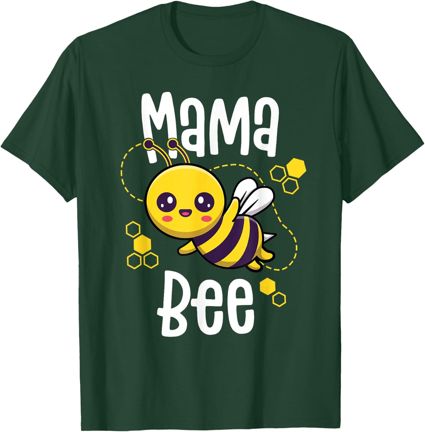 Mama Bee Shirt Family Bee Shirts First Bee Day Outfits T-Shirt - T-Shirt | Forest
