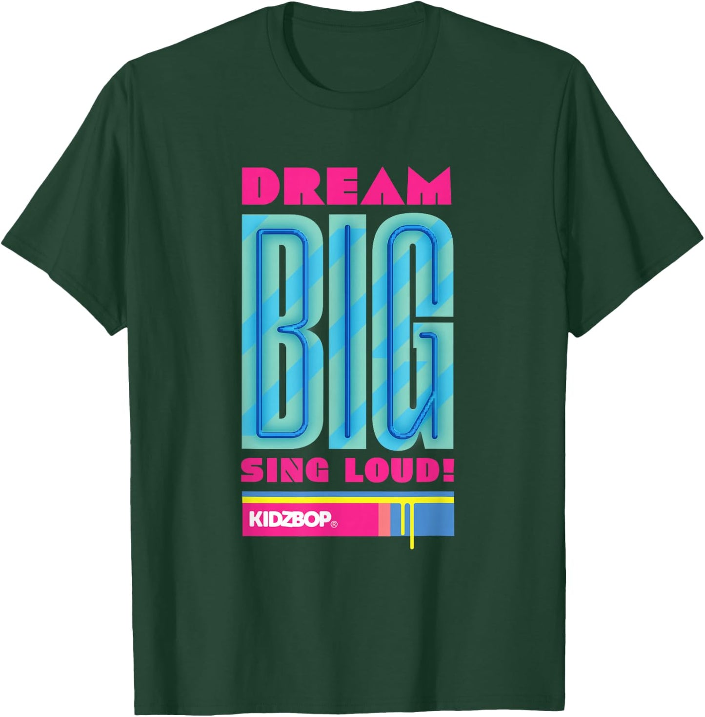 KIDZ BOP - Dream Big Sing Loud (Blue) T-Shirt - T-Shirt | Forest