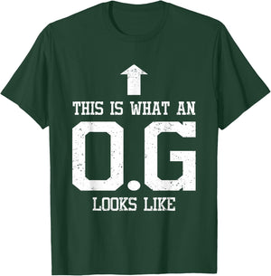 OG Shirt Original Gangster Gift Dad Grandpa Uncle T-Shirt - T-Shirt | Forest