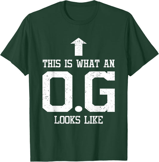OG Shirt Original Gangster Gift Dad Grandpa Uncle T-Shirt - T-Shirt | Forest