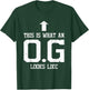 OG Shirt Original Gangster Gift Dad Grandpa Uncle T-Shirt - T-Shirt | Forest