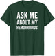 Hemorrhoid Funny Shirt, Ask Me About My Hemorrhoids T-Shirt - T-Shirt | Forest