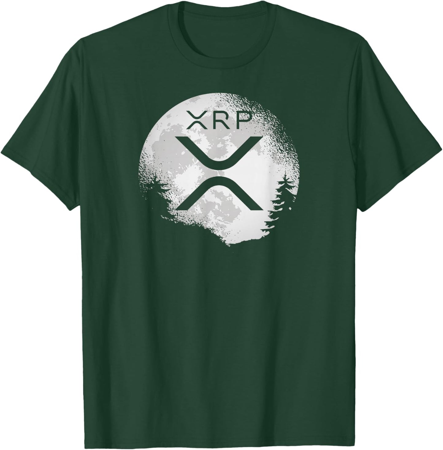 XRP Hodl To The Moon Crypto T-Shirt - T-Shirt | Forest
