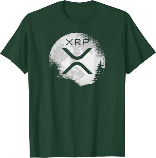 XRP Hodl To The Moon Crypto T-Shirt - T-Shirt | Forest