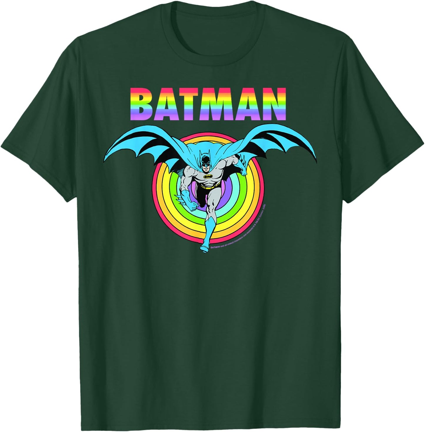 DC Comics Pride Batman Rainbow Run T-Shirt - T-Shirt | Forest