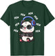 Pew Gamer Panda Pew Pew Gaming Lover Gift T-Shirt - T-Shirt | Forest