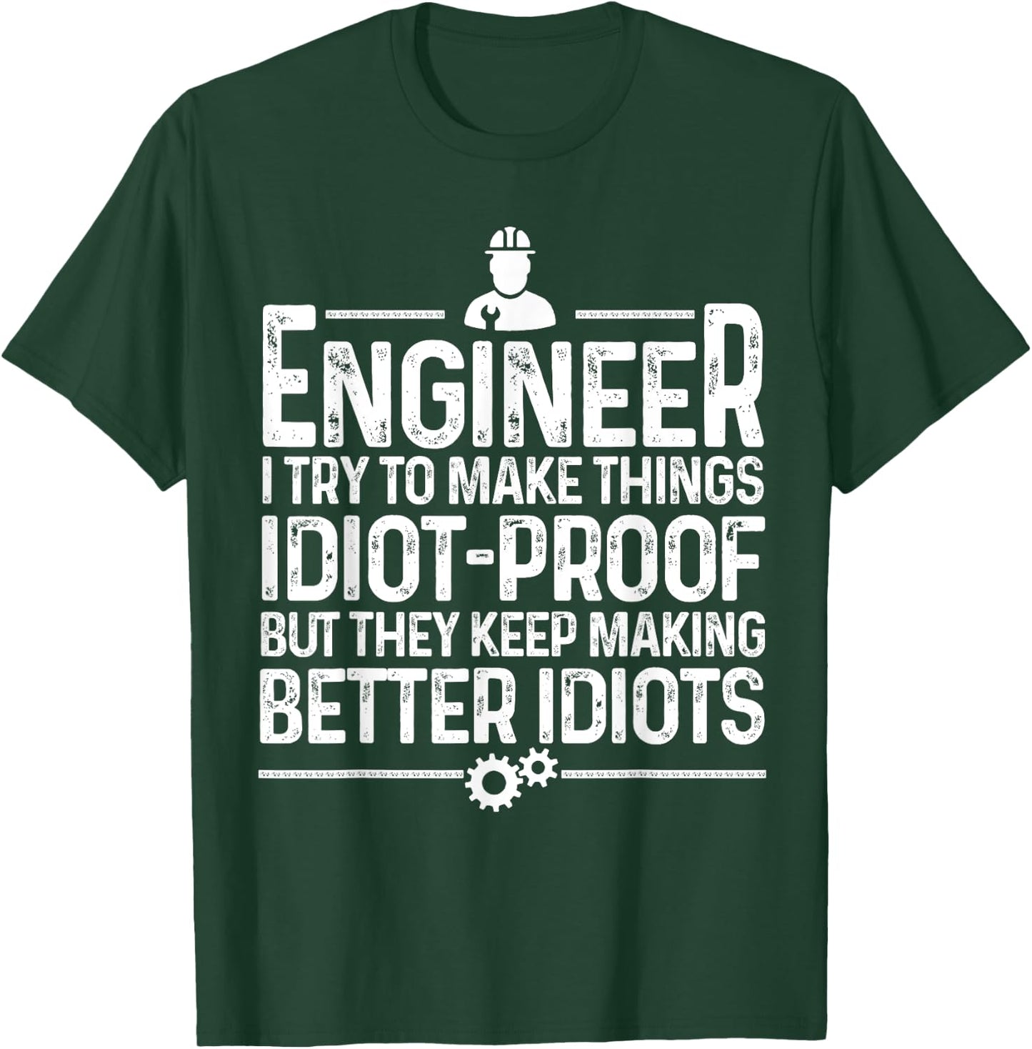 Funny Engineer Gift Women Cool Engineering Mechanic Small T-Shirt - T-Shirt | Forest