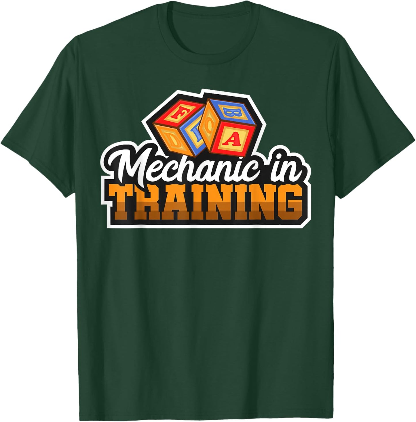 Diesel Aircraft Car Mechanic In Training For Baby T-Shirt - T-Shirt | Forest