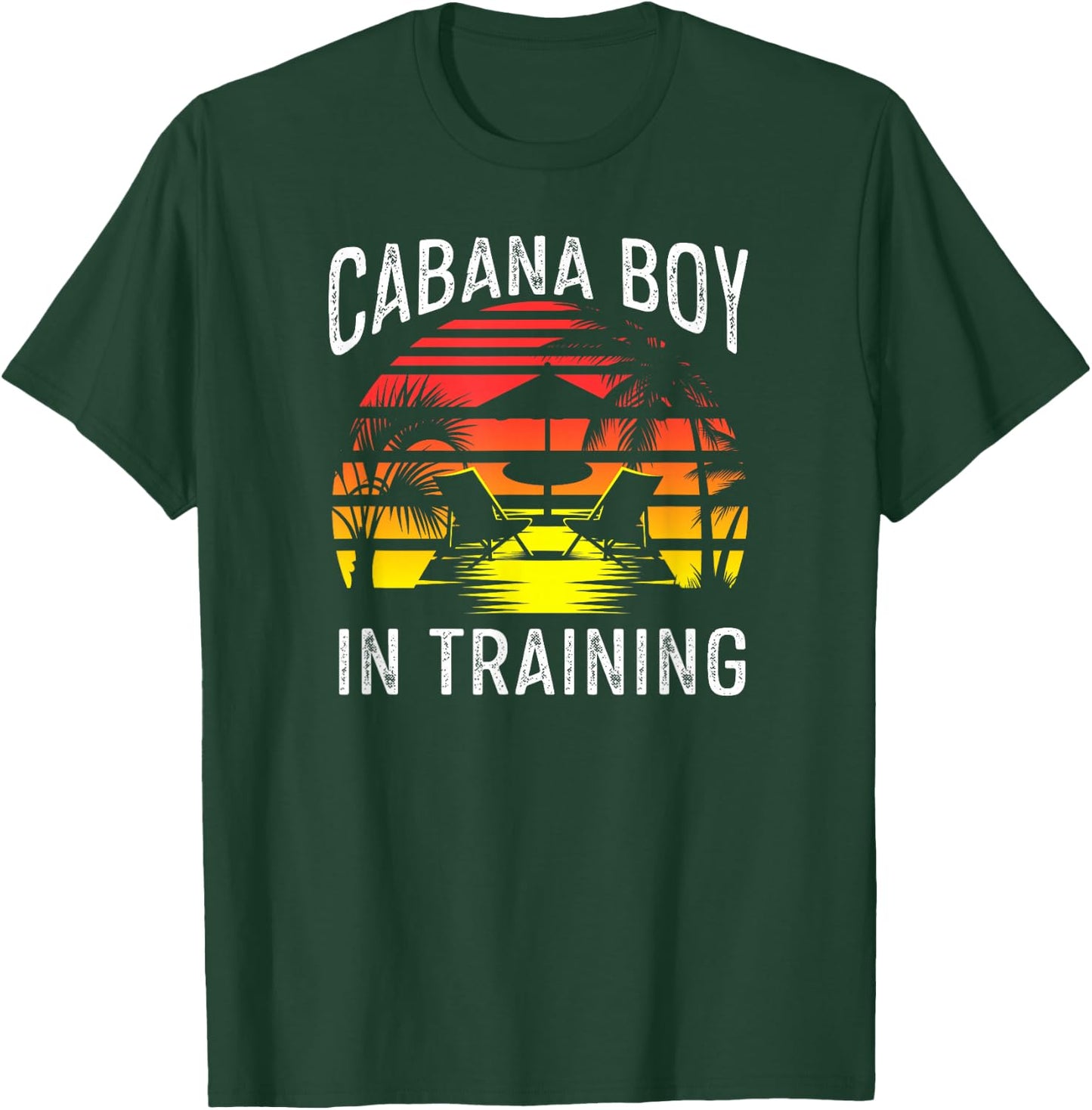 Cabana Boy In Training T-Shirt - T-Shirt | Forest