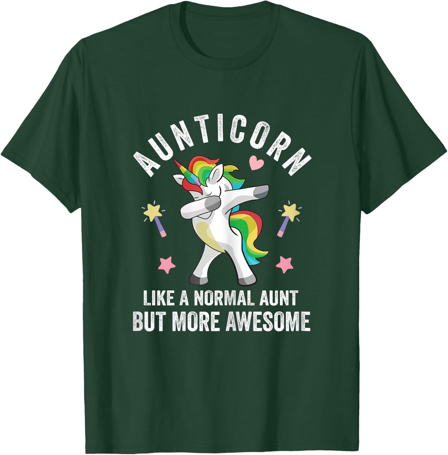 Dabbing Anticorn Like a Normal Aunt but More Awesome Women T-Shirt - T-Shirt | Forest