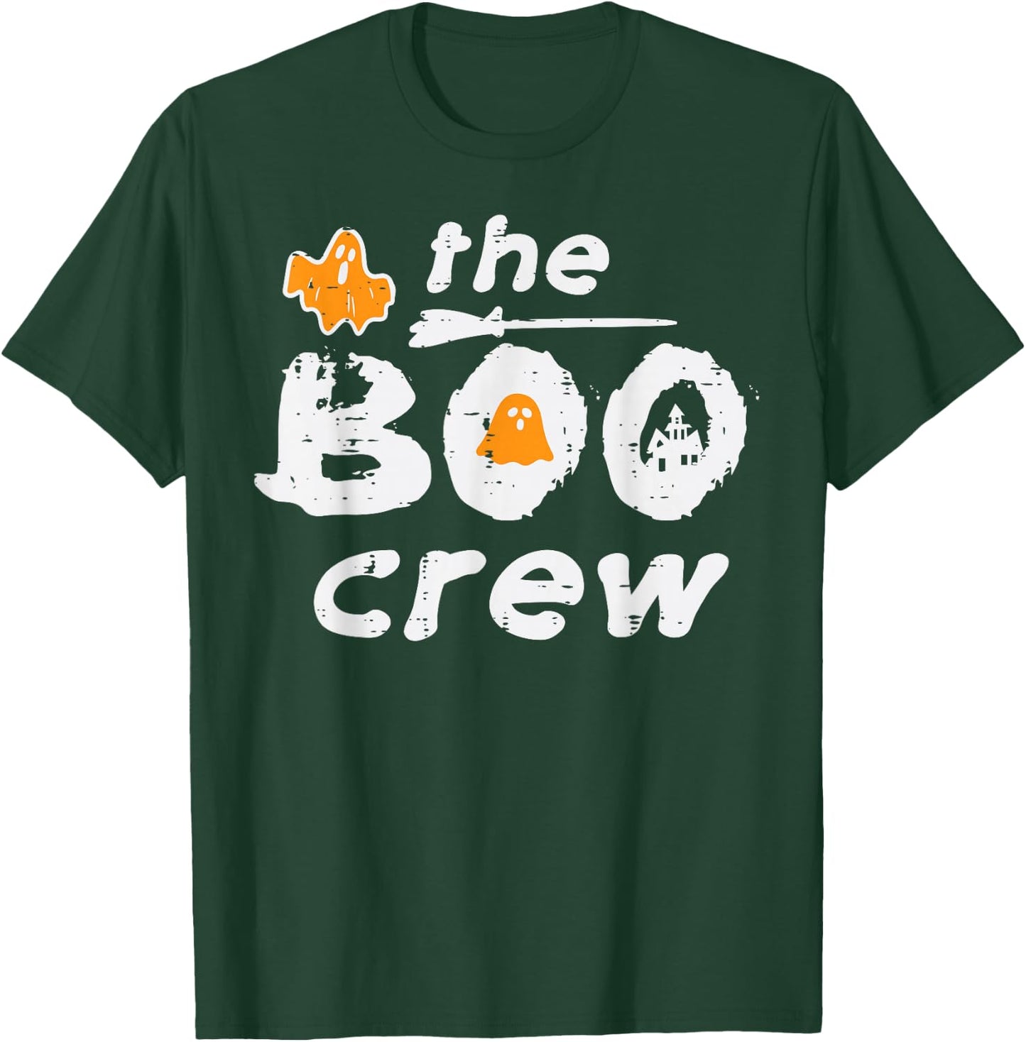 Halloween The Boo Crew Matching Costume Squad Men Women Kids T-Shirt - T-Shirt | Forest