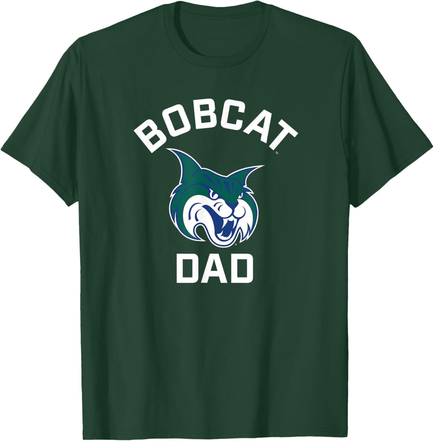Georgia College GCSU Bobcats Arched Dad T-Shirt - T-Shirt | Forest
