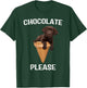 Chocolate Lab Waffle Cone Ice Cream Cute Labrador Puppy Dog Men Women Kids T-Shirt - T-Shirt | Forest