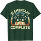 Elementary Level Complete Video Game Last Day Of School Boys T-Shirt - T-Shirt | Forest