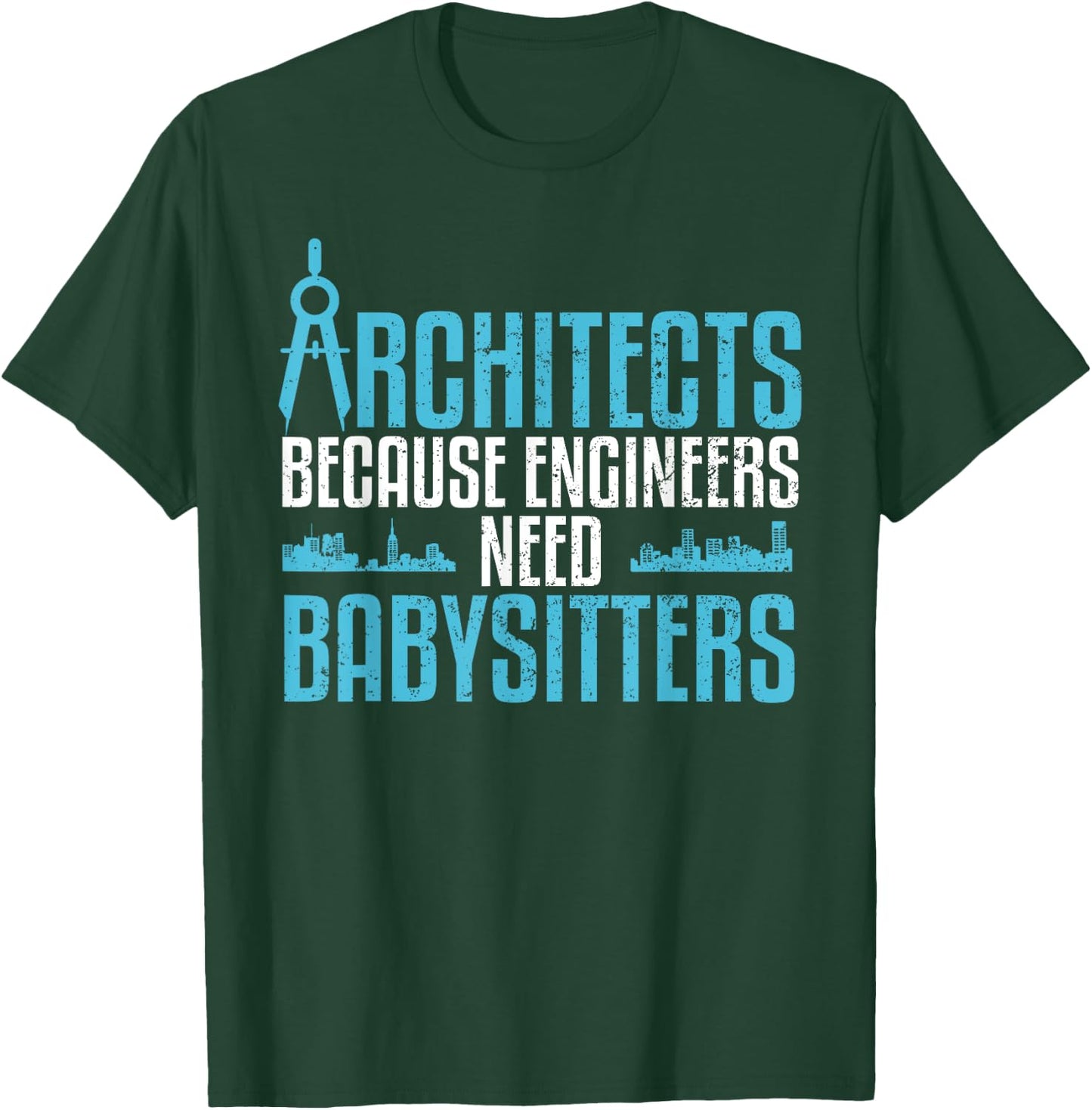 Cool Landscapers Builders Profession Humor Designs Funny Architecture Gift Architect Occupation -Adults T-Shirt - T-Shirt | Forest