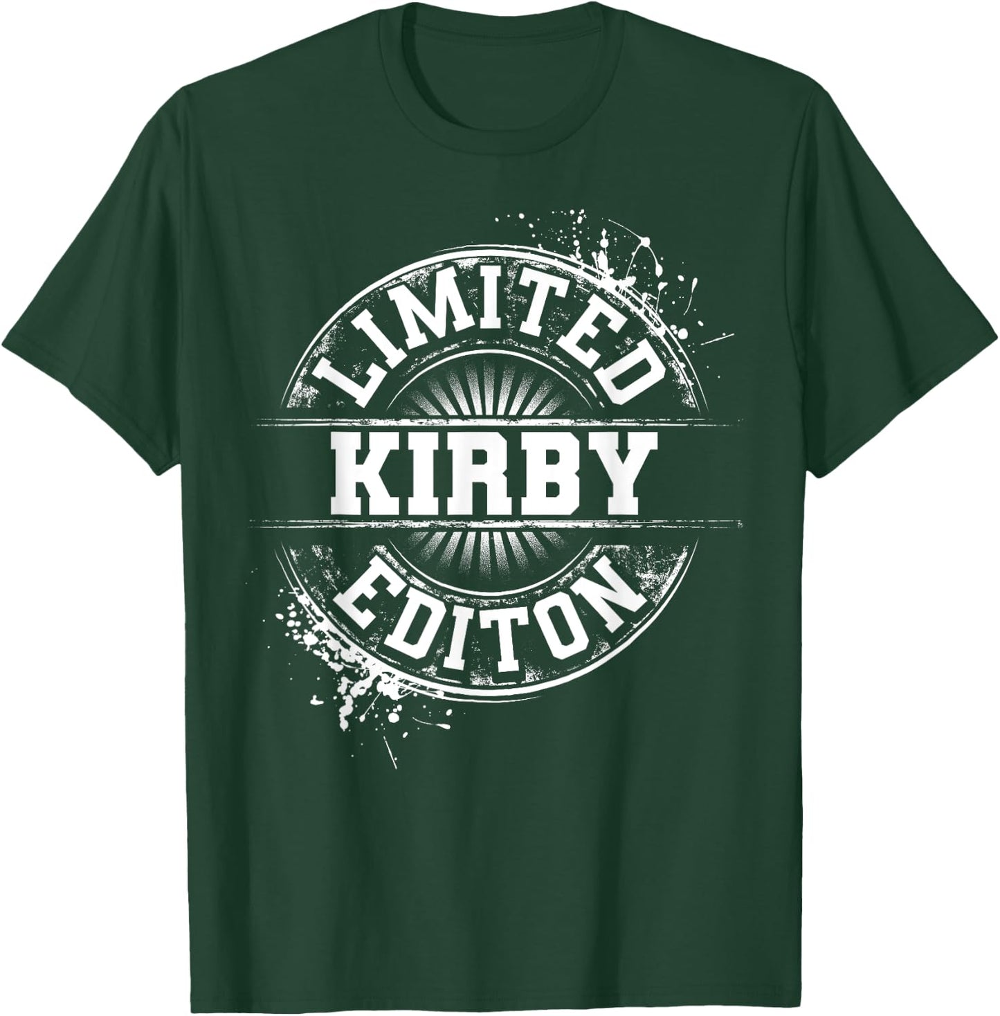 KIRBY Funny Surname Family Tree Birthday Reunion Gift T-Shirt - T-Shirt | Forest