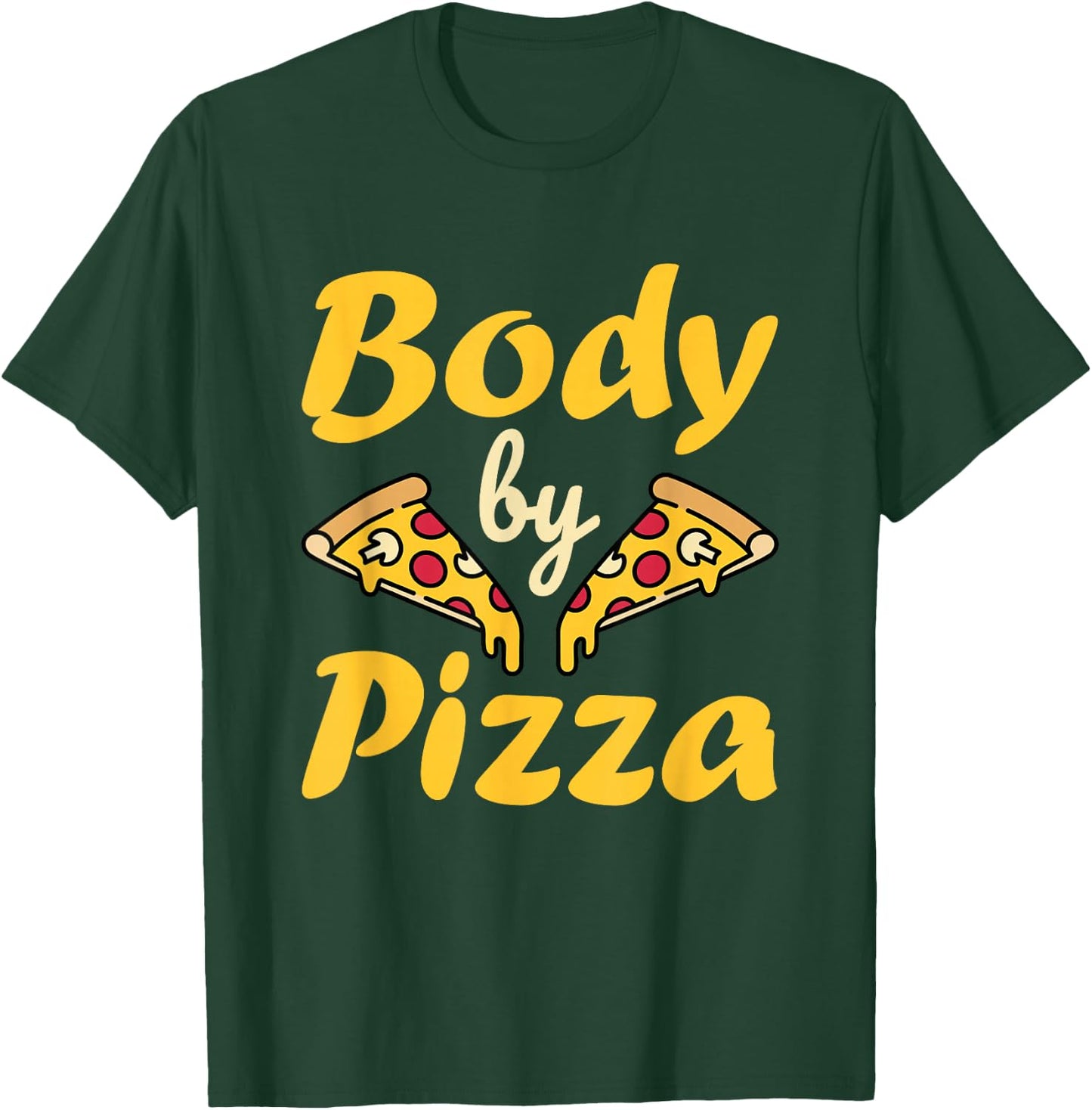 Funny Pepperoni Pizza Slice Body Men Women T-Shirt - T-Shirt | Forest