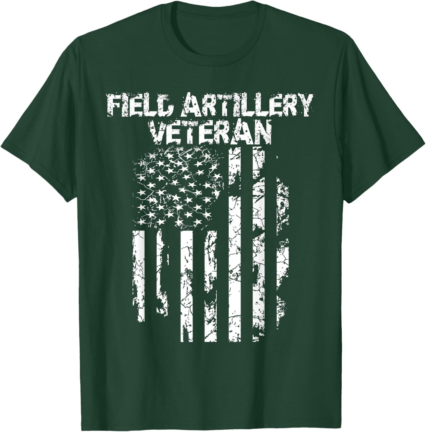 Field Artillery Veteran T-Shirt - T-Shirt | Forest