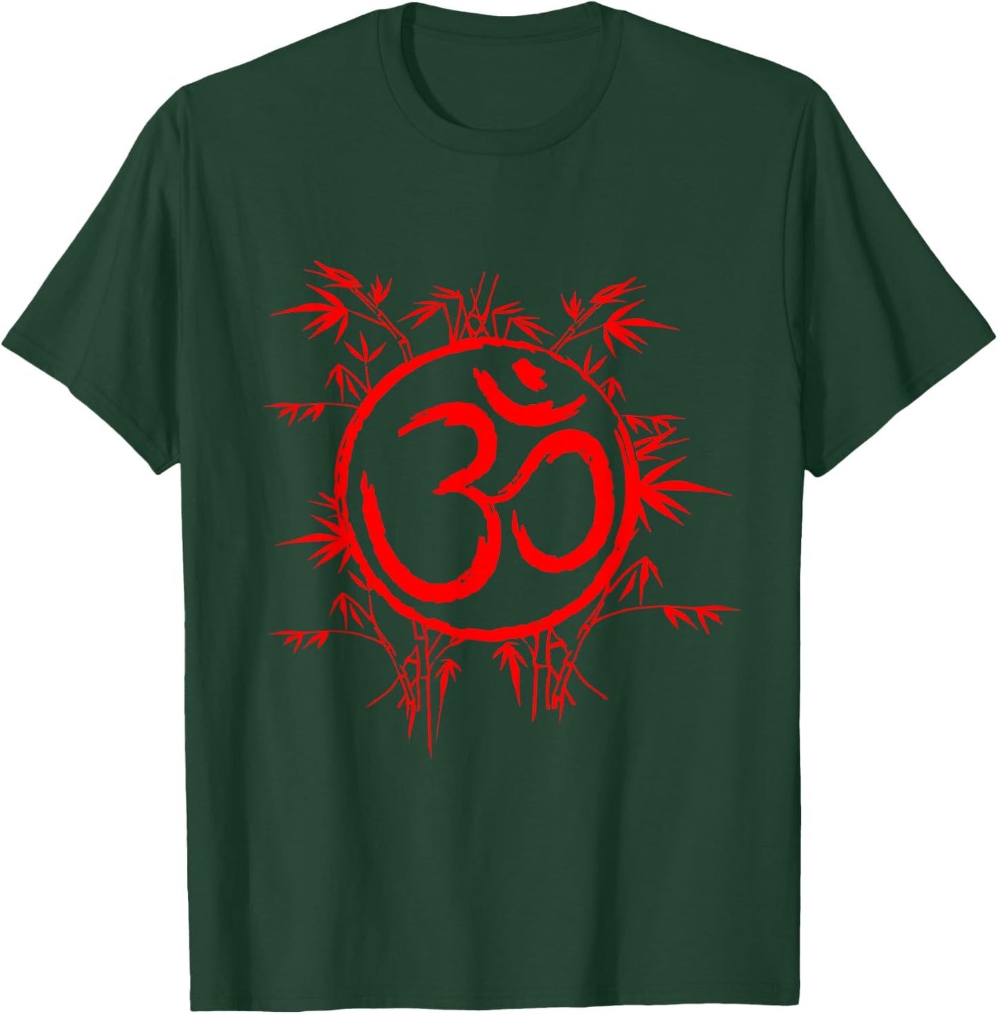 Om Ohm Aum Symbol Spiritual Yoga Gift T-Shirt - T-Shirt | Forest