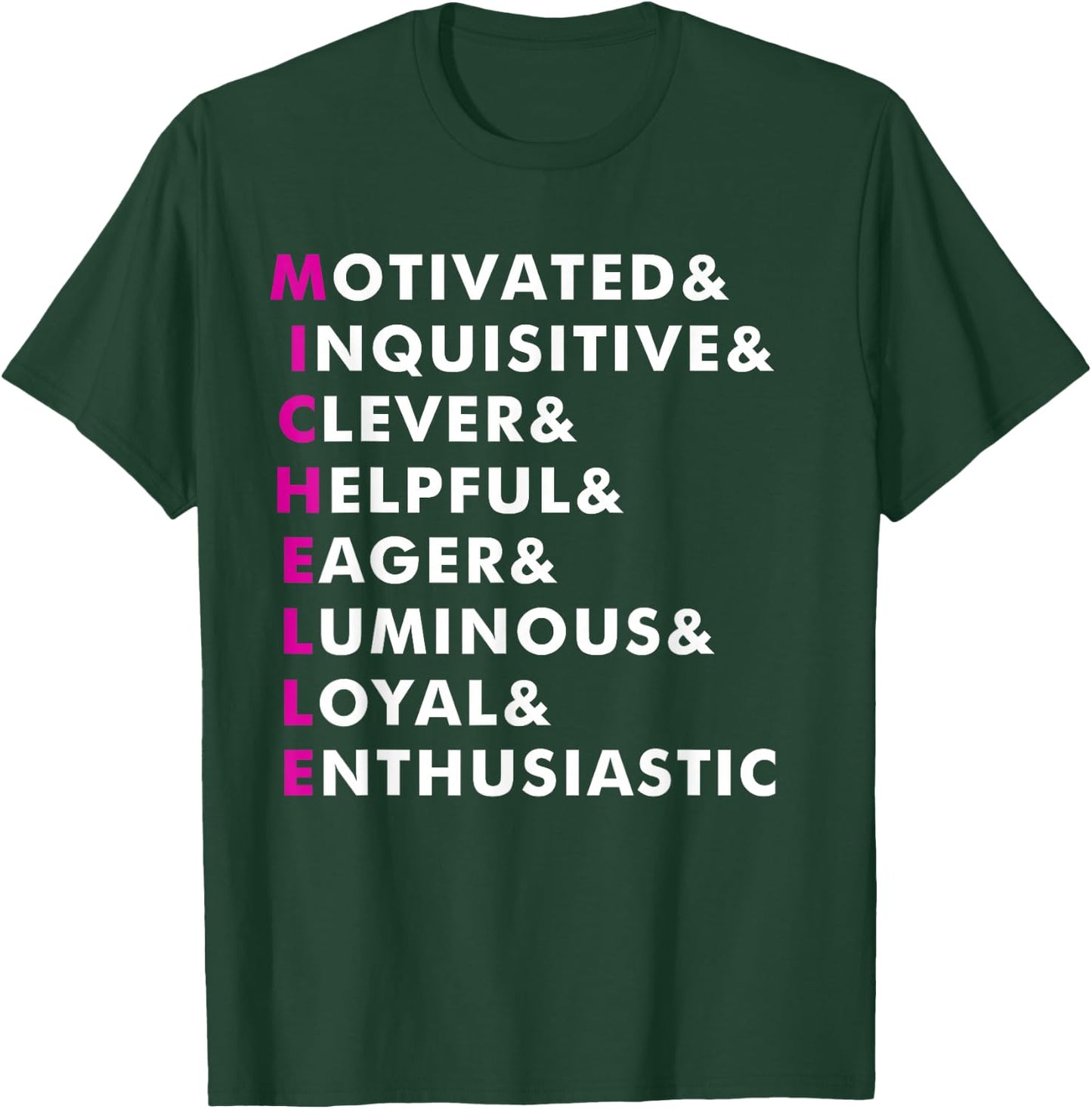 Michelle Name Shirt Personalized Gift T-Shirt - T-Shirt | Forest