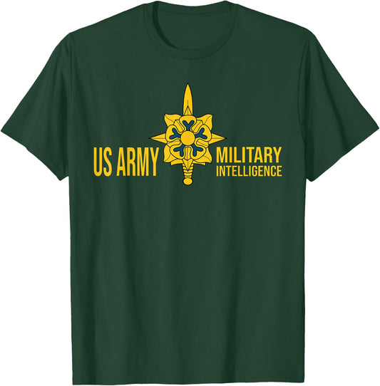 Army Military Intelligence Corps US USA T-Shirt - T-Shirt | Forest
