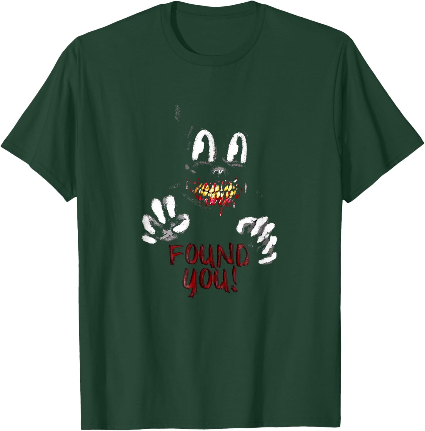 Cartoon cat Creepy Horror trick or treat T-Shirt - T-Shirt | Forest