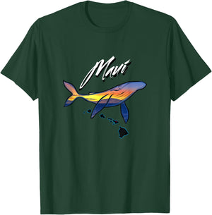 Maui Humpback Whale T-Shirt - T-Shirt | Forest