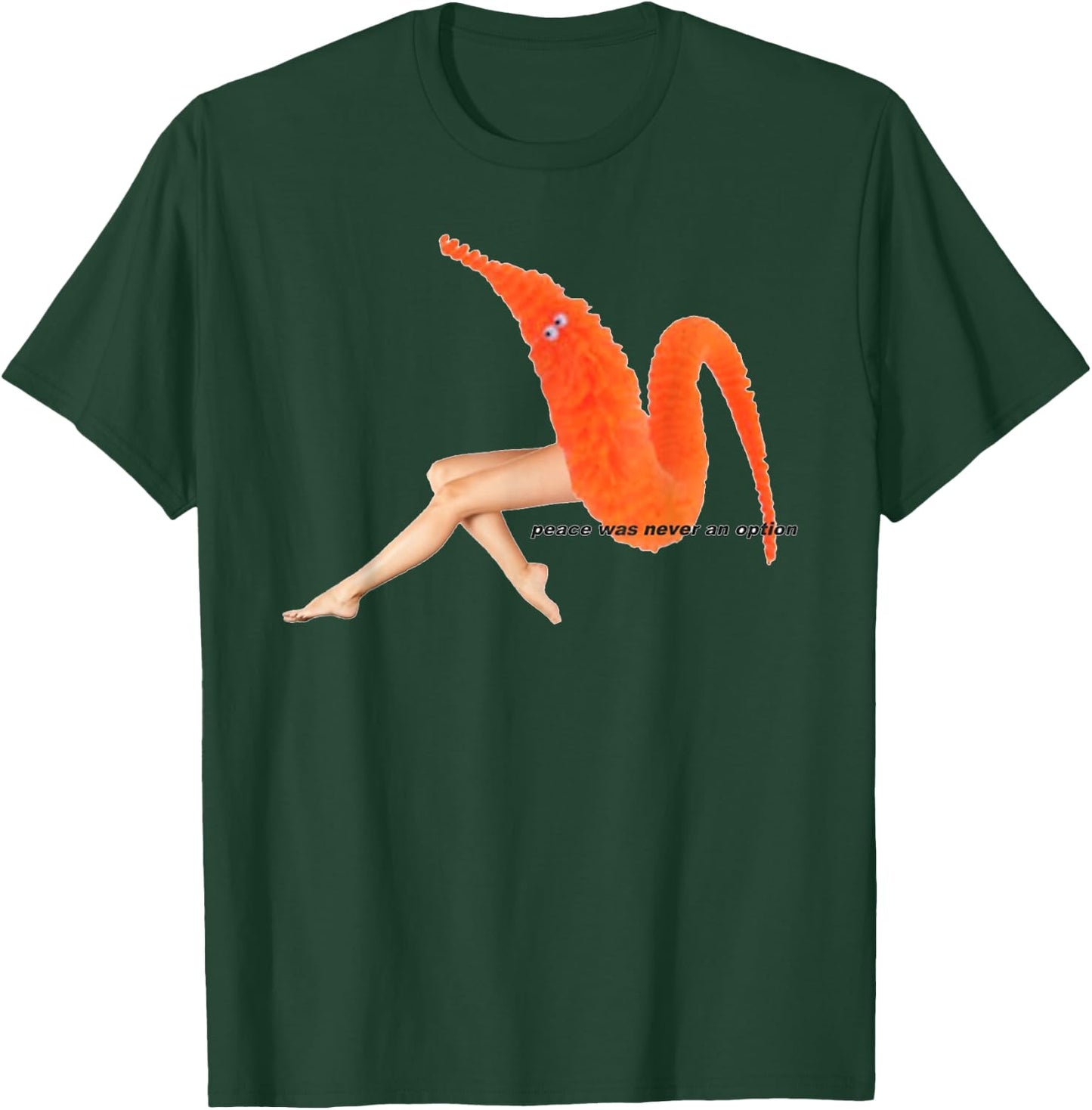 Worm on a String - Meme Game, Peace was Never an Option T-Shirt - T-Shirt | Forest