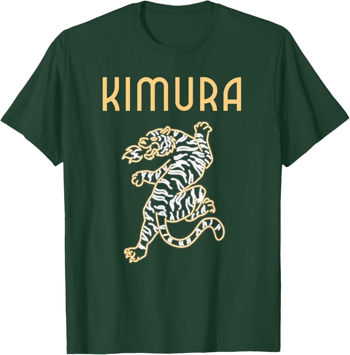 Kimura Tiger, Jiu-Jitsu, MMA, Muay Thai, Wrestling, Boxing T-Shirt - T-Shirt | Forest