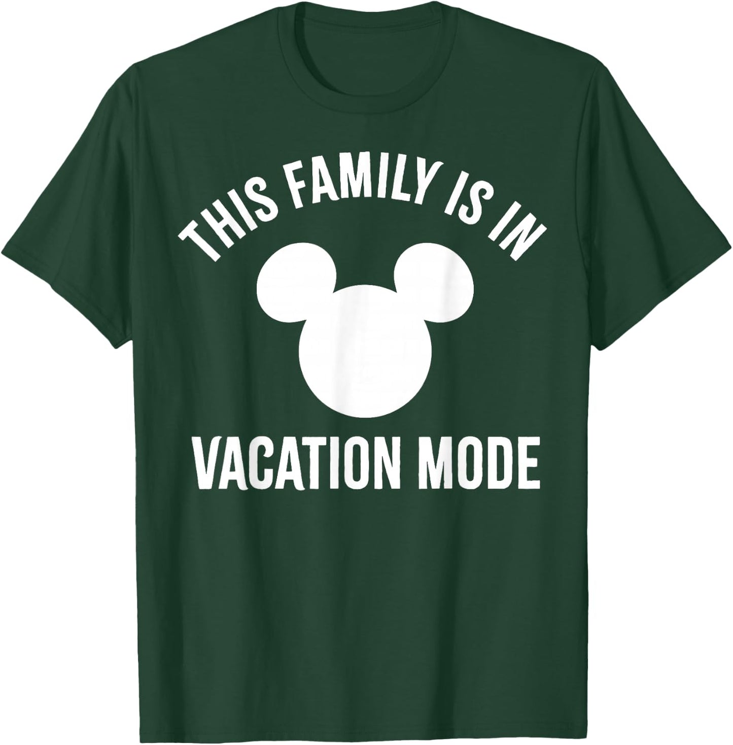 Disney Mickey and Friends This Family is in Vacation Mode Small T-Shirt - T-Shirt | Forest