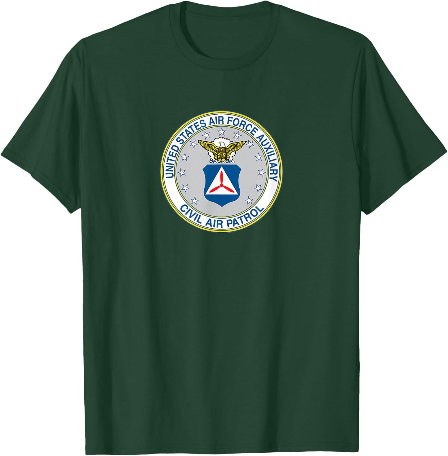 Best Civil Air Patrol Gifts Circle Air Force Auxiliary USAF T-Shirt - T-Shirt | Forest