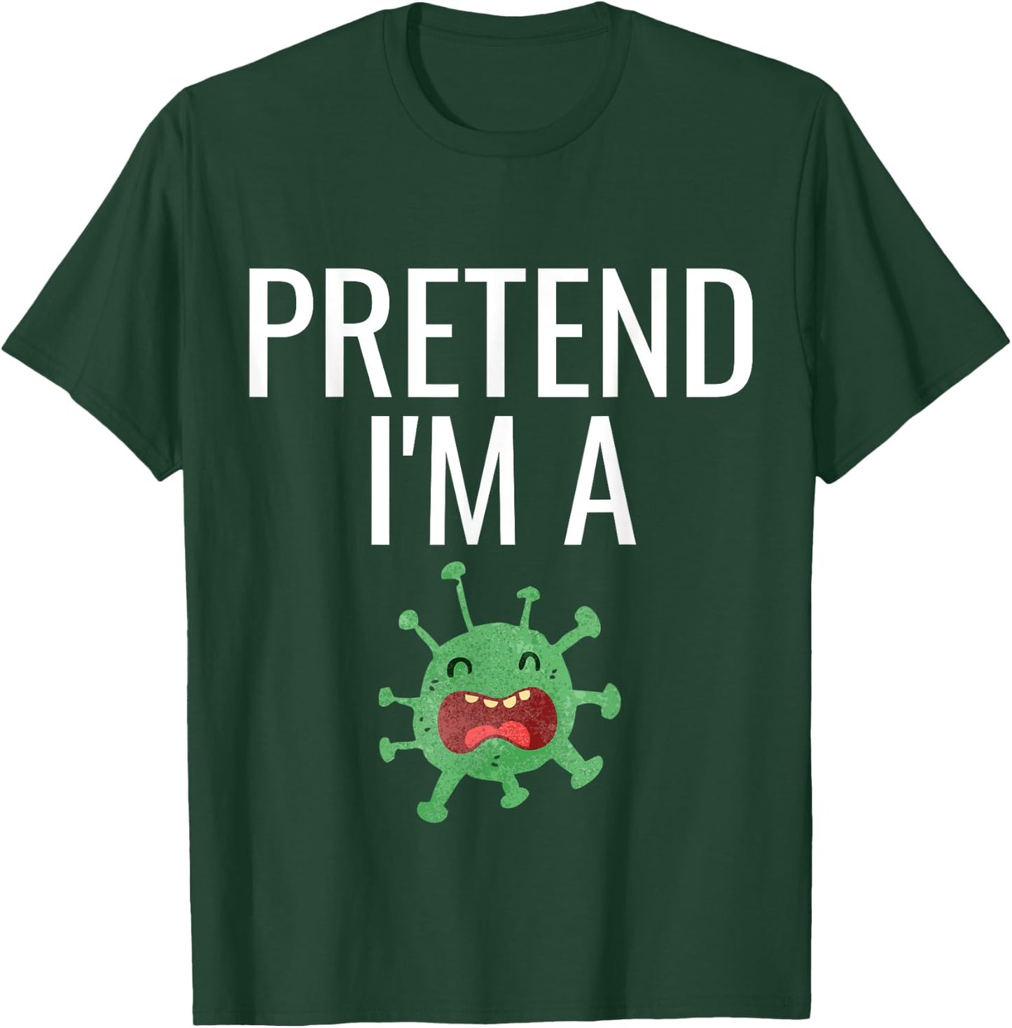 Pretend I'm A Germ Costume Funny Halloween Party Kids T-Shirt - T-Shirt | Forest
