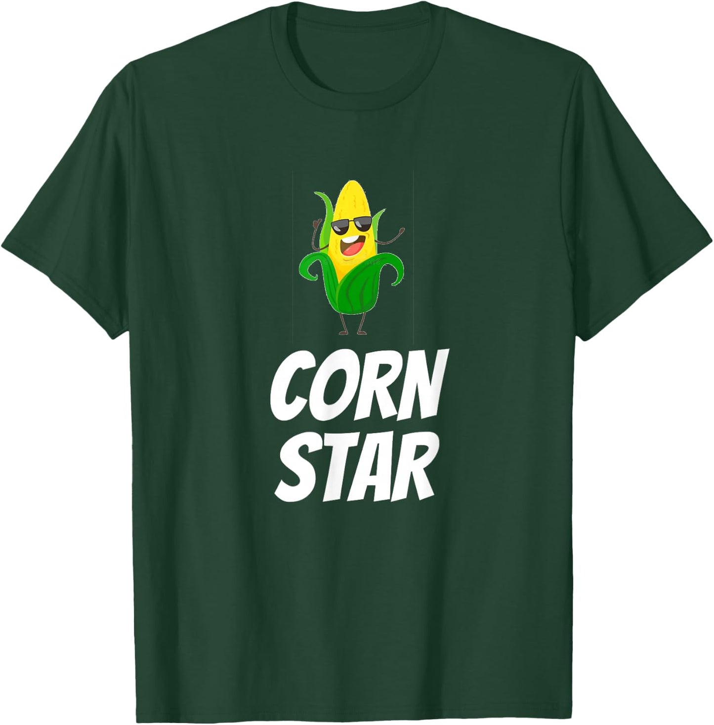 Corn Star Funny Corn Farmer Cool Corn Cob Corn Star T-Shirt - T-Shirt | Forest