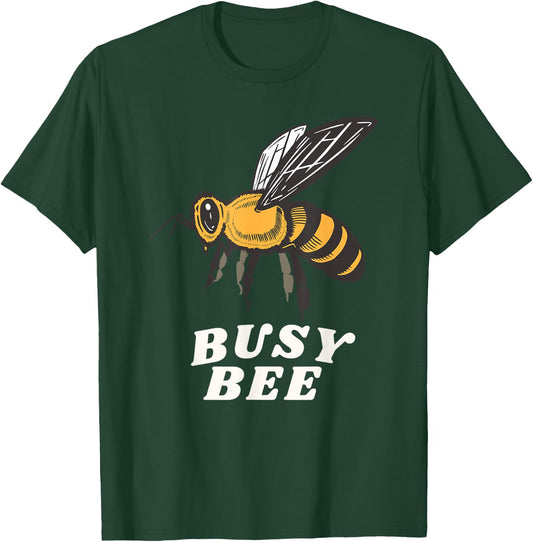 Busy Bee Plant Lover Hipster Bees Queen Garden Gardening T-Shirt - T-Shirt | Forest