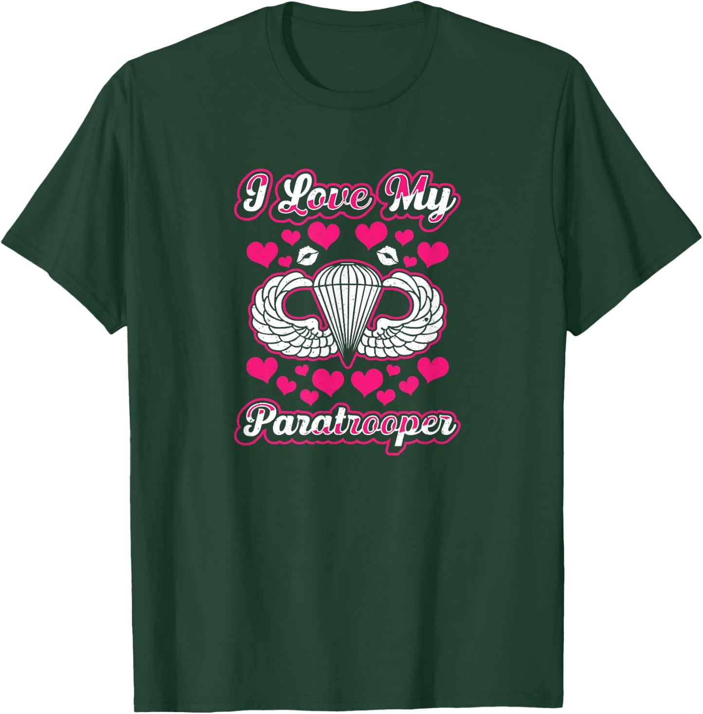 82nd Airborne Shirts Paratrooper Wife Girlfriend T-Shirt - T-Shirt | Forest