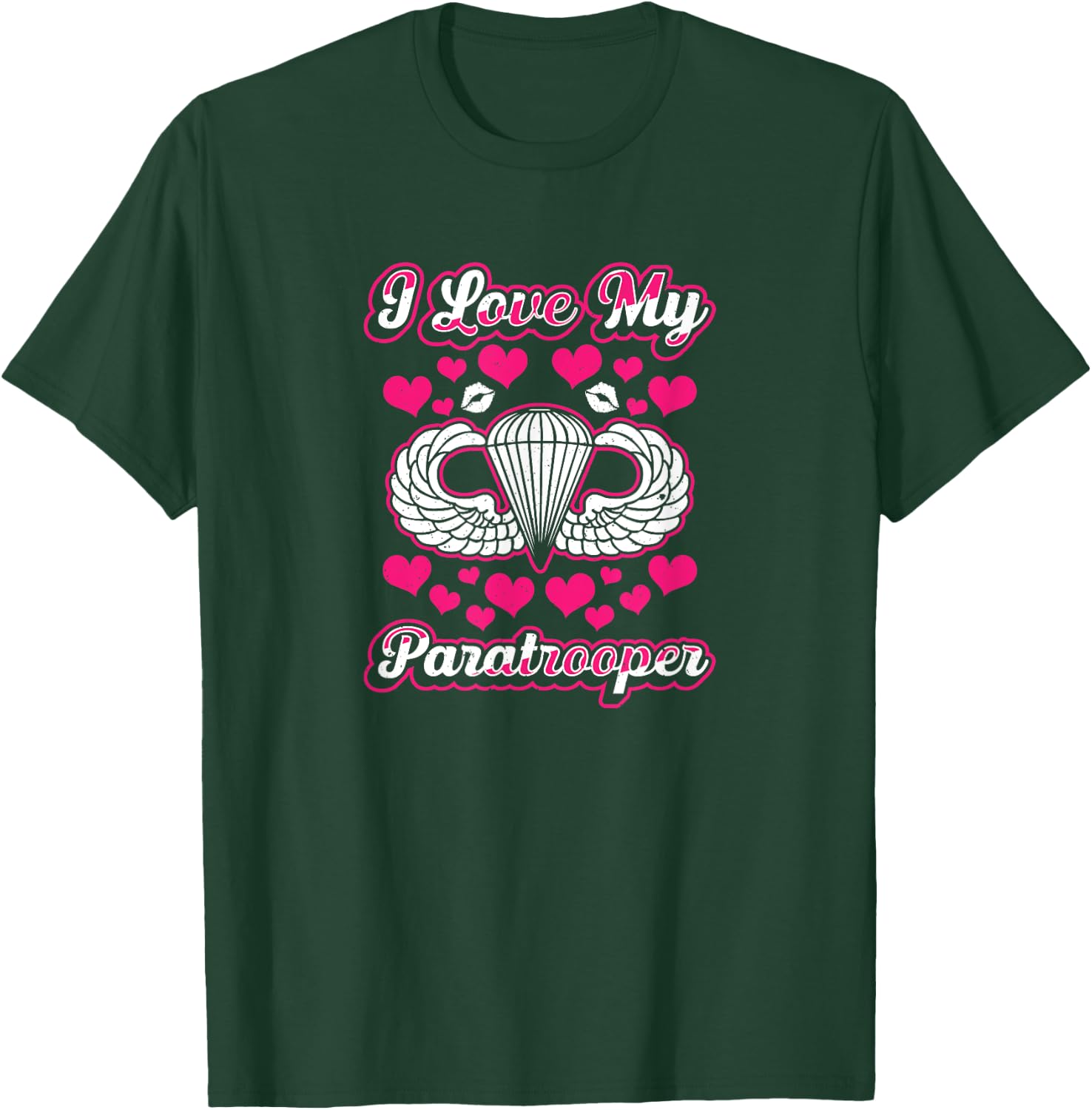 82nd Airborne Shirts Paratrooper Wife Girlfriend T-Shirt - T-Shirt | Forest
