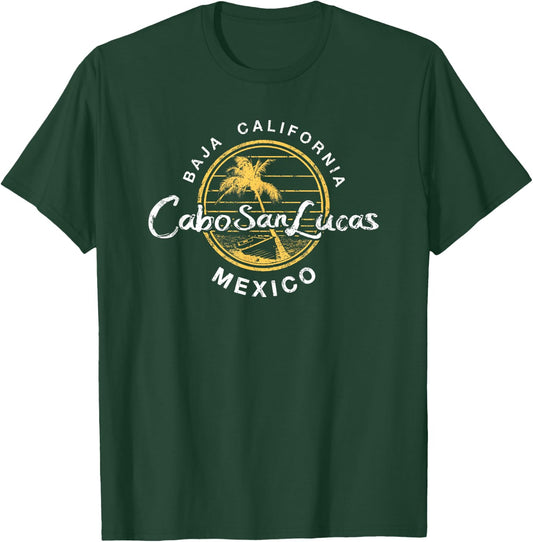 Cabo San Lucas Retro Vintage T-Shirt - T-Shirt | Forest
