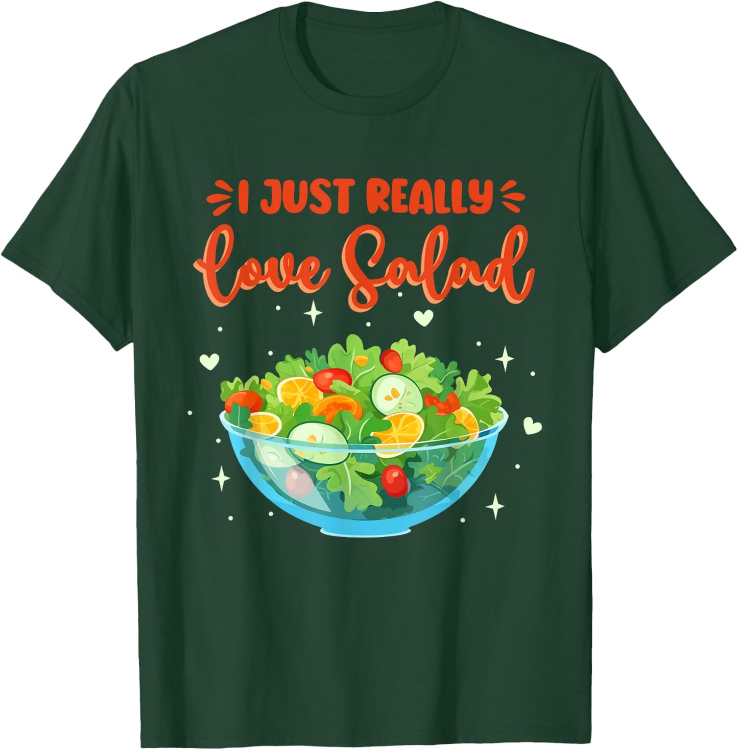 Salad Humor Salad Lover Healthy Food T-Shirt - T-Shirt | Forest