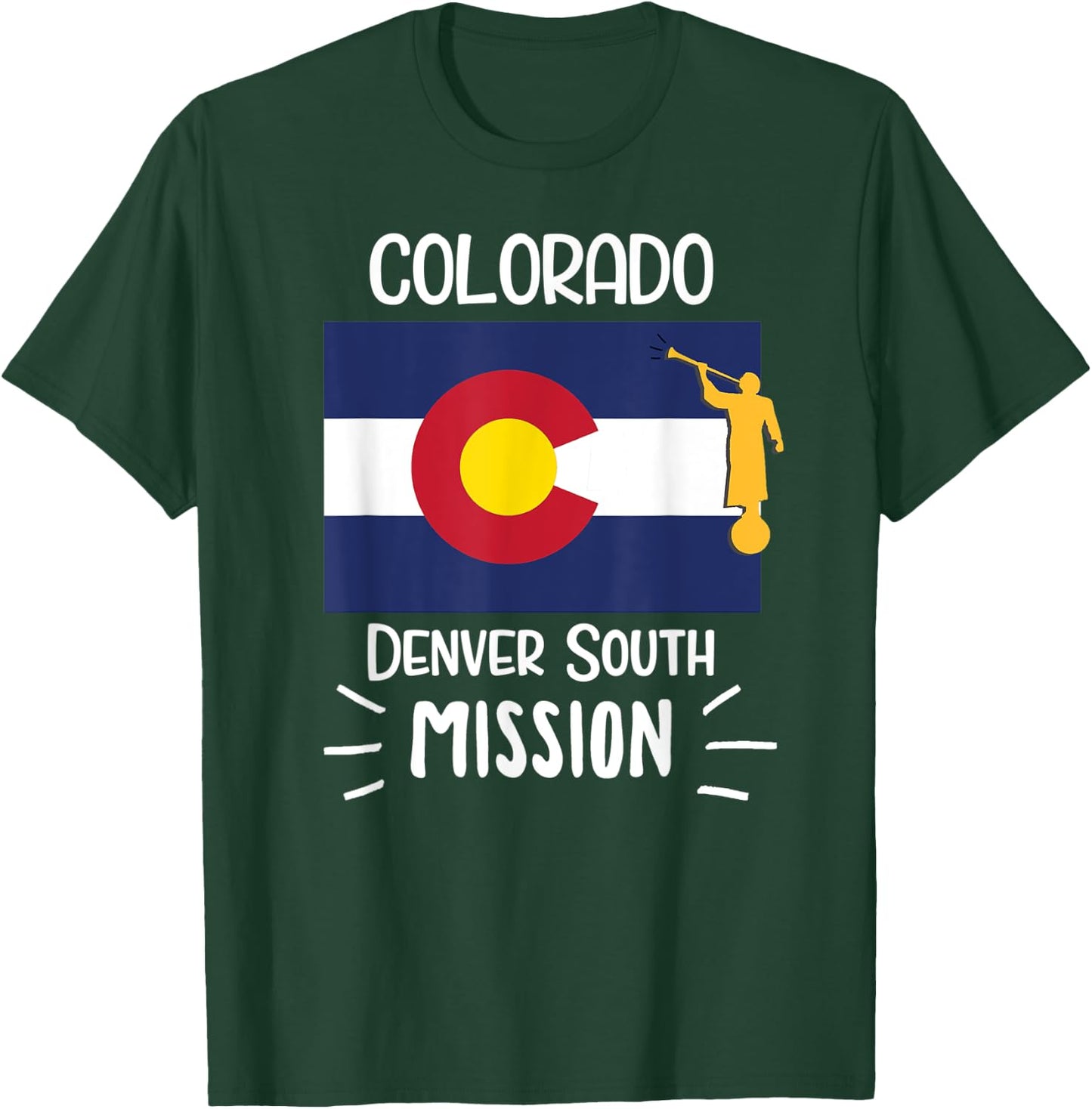Colorado Denver South Mormon LDS Mission Missionary Gift T-Shirt - T-Shirt | Forest