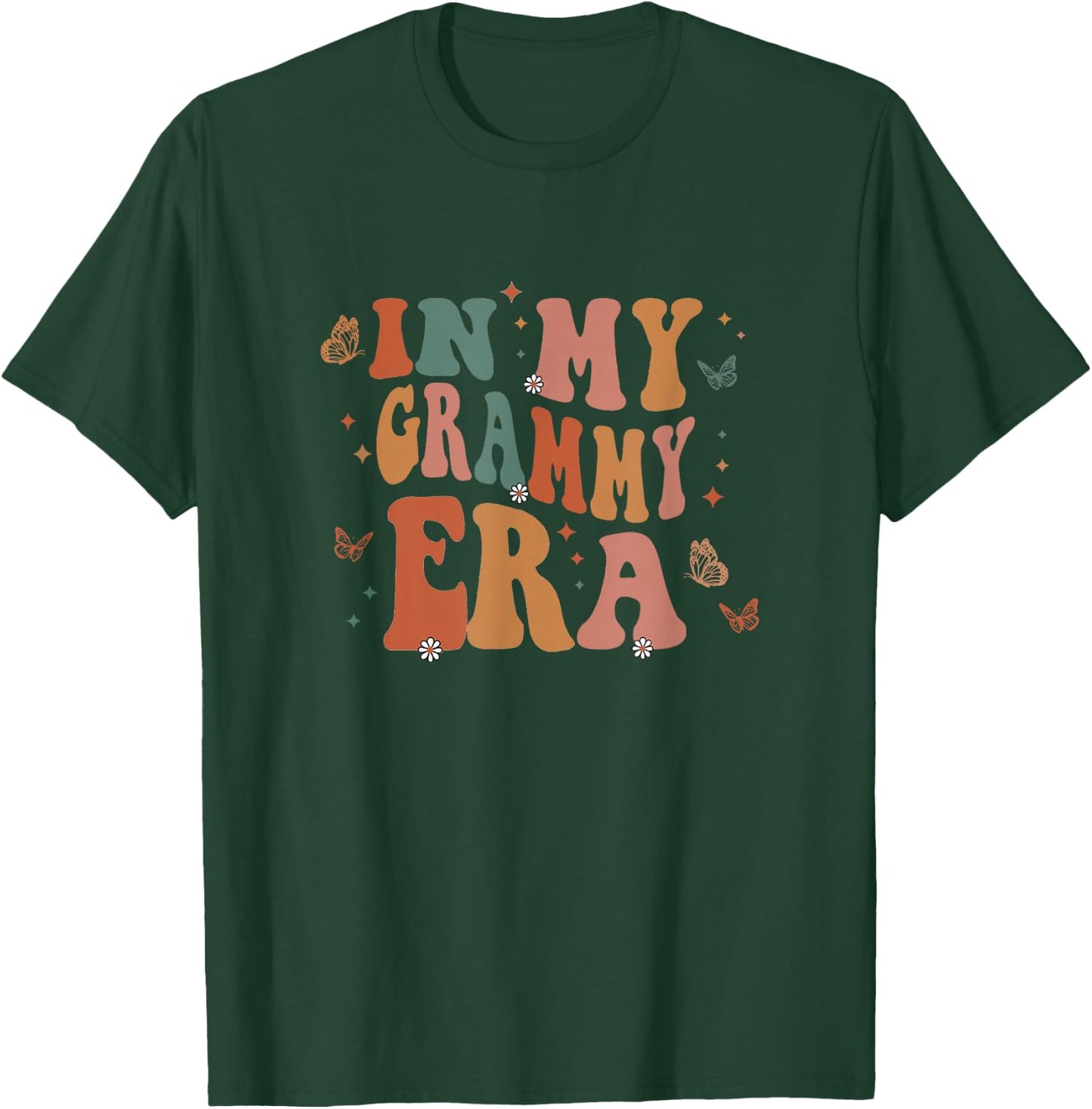 In My Grammy Era Baby Announcement for Grandma Mother's Day T-Shirt - T-Shirt | Forest